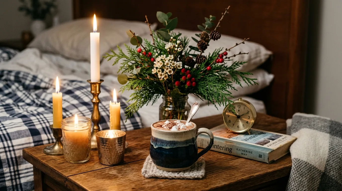 Use rugs to make the floor feel softer underfoot inspiration for a winter bedroom.